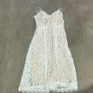Dex lace white  dress